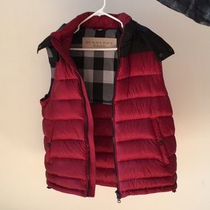 burberry vest jacket